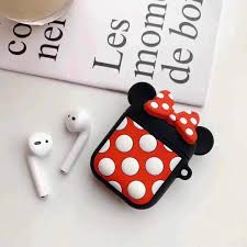 Airpod Case Cute Cartoon Airpods Silicone Case Cover For Apple Airpod Charging Case Black Red White Airpod Case Earphone Case Apple Accessories