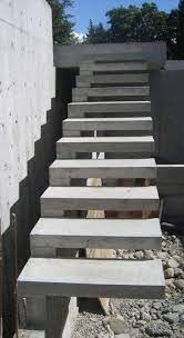Floating concrete has been done in the past with wooden tools, magnesium floats, in my opinion, are just a modern, more. 58 Ideas For Floating Concrete Stairs Outdoor Concrete Staircase Concrete Stairs Cantilever Stairs