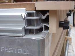 mft 3 front of table extension flush guide rail table extension festool tool stands