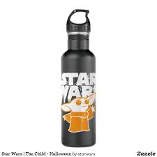 Star Wars The Child Halloween Stainless Steel Water Bottle Zazzle Com Water Bottle Stainless Steel Water Bottle Halloween Kids