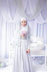 Silver Wedding Fkzpictures Pakaian Pernikahan Gaun Pengantin Sederhana Gaun Pengantin Muslim