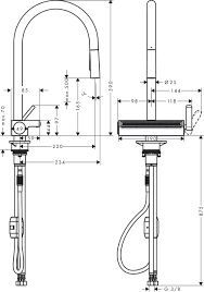 06 november 2012 file size: Hansgrohe Kitchen Mixers Aquno Select M81 Single Lever Kitchen Mixer 170 Pull Out Spray 3jet Item No 73837000 Hansgrohe Int
