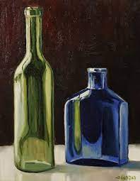 Colored Glass Acrylic Painting Lesson Tim Gagnon Studio Acrylic Painting Lessons Bottle Painting Painting Lessons