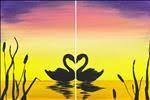 Swan Silhouette - SET