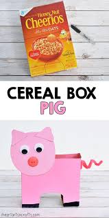 Cereal Box Pig Craft For Kids I Heart Arts N Crafts Pig Crafts Animal Crafts For Kids Kindergarten Crafts