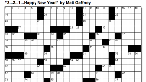 Play the free online crossword puzzle from the atlantic, created by puzzle constructor, caleb madison. The Holiday Crossword 3 2 1 Happy New Year