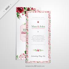 Our diy wedding invites will make preparing for your special day a little bit easier. Floral Long Flyer Invitation For Wedding Psd Free Psd Resources