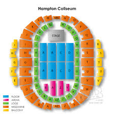 hampton coliseum seating chart inspirational ficial visitor