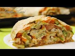 рулет из лаваша с ветчиной и сыром и помидорами Pin Na Doske Lavash