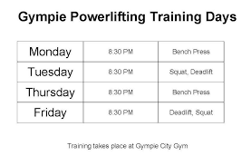 Gympie Powerlifting Coaching Sessions Powerlifting Training Powerlifting Training Day
