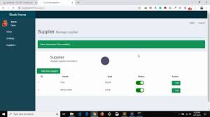 The goal of this post is to create a basic inventory management backend app from scratch using postresql as our database management system and node.js/express as our backend. Stock Management System In Laravel Source Code Projects Youtube