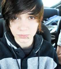 Emo hairstyles have bright and deep colors, often with highlights in unusual shades and in strong contrast with the rest of the hair. Cute Emo Boy Images On Favim Com