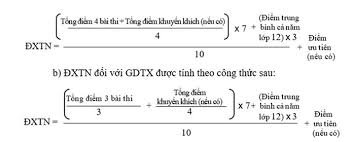 Điểm xét tốt nghiệp (đxtn) đối với giáo dục thpt được tính theo công thức sau: Cach Tinh Ä'iá»ƒm Xet Tá»'t Nghiá»‡p Trung Há»c Phá»• Thong NÄƒm 2020 Khang Phuc