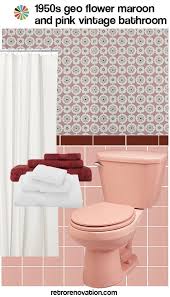 11 Ideas To Decorate A Burgundy And Pink Bathroom Pink Bathroom Maroon Bathroom Grey Bathroom Tiles