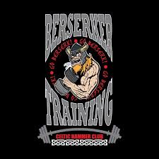 Berserker Training Viking Warrior Celtic Club Design
