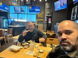 Congratulations Chief! Covid restrictions have stopped a lot of things but  I wanted to show Chief how much I appreciate him. So, today I took him to  lunch. Chief picked the place