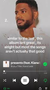 Best Song from Bryson Tiller New Album