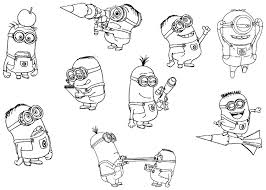 This is a fun game to keep the kiddos busy! 11 Pics Of Minion Movie Coloring Pages Printable Free Free Coloring Library