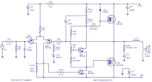 Maybe you would like to learn more about one of these? Popular Mosfet Audio Amplifier Circuits Circuit Diagrams
