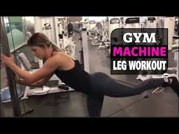 leg exercises using machines at the gym