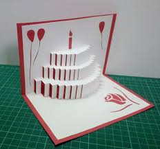 While you can make a pop up card any shape or any size i've provided you with a super easy pop up card template here. Popup Birthday Card 5 Steps With Pictures Instructables