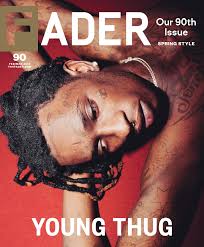 The word, guwop was tattooed to show his support for fellow rapper, young thug's song. Young Thug Came From Nothing The Fader