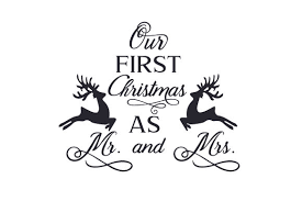 Download Our First Christmas As Mr And Mrs Svg Cut File By Creative Fabrica Crafts Creative Fabrica PSD Mockup Templates