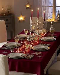 Match your garland accessories to wall art and decor throughout the space rather than using the classic. 28 Festive Christmas Dinner Table Decorations And Easy Diy Ideas Christmas Decorations Dinner Table Christmas Dinner Table Dinner Table Decor