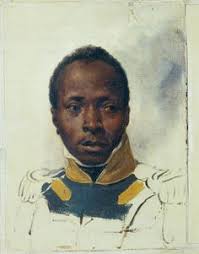 General Pierre David Édouard de Colbert-Chabanais, 2e régiment de  chevau-légers lanciers de la Garde Impériale (The Red [Dutch] Lancers).  Commanded the regiment with his arm in a sling at Waterloo.