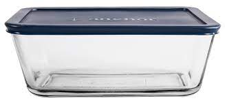 Kitchen Storage Rectangle W Blue Lid 4