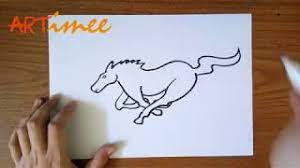 Follow along to learn how to draw a horse easy, step by step art tutorial. How To Draw A Mustang Youtube