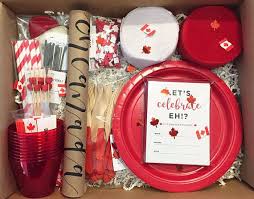 Birthday Party In A Box Canada Party In A Box Kit Canada Day Part Eh Party Decor Party Etsy Party In A Box Canada Day Party Kit
