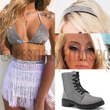 Festival Fashion Festival Outfit Sparkle Outfit Sparkle Boots Sparkle Headband Sparkle Bikini Top Ibiza Outfits Ultra Music Festival Outfits Ibiza Fashion