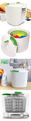 The laundry pod portable washer. Laundry Pod This Easy To Use Eco Friendly Portable Washer Is Designed To Small Loads Of Laundry Using No Electricity An Laundry Pods Rv Living Cool Stuff