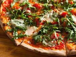 Pizza Salami Tomate A La Roquette Recette Recettes De Cuisine Recette Pizza Saine