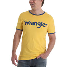Wrangler Mens Retro Kabel Logo Graphic T Shirt