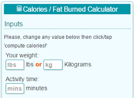 Calorie Calculator Jogging In Place