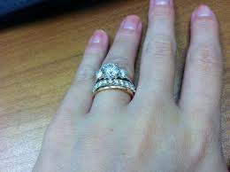 Does Anyone Stack Their Three Stone Rings Weddingbee Cool Wedding Rings Mixed Metal Wedding Rings Wedding Ring Sets