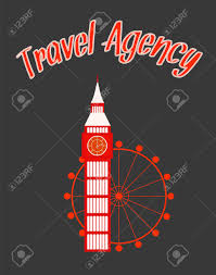 Learn how to start an online travel agency to sell airline tickets, hotel bookings, car rentals, tours, cruises and train tickets. Travel Agency Minimalistic Vector Poster With Text Great Britain Tour Uk World Famous Landmarks Red Big Ben London Eye On Black Background Traditional English Tourist Attractions Royalty Free Cliparts Vectors And Stock