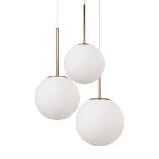 Suspension 3 globes en grappe ajustables deltona Couleur ...