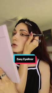 Easy eyeliner take a deep breath 🖤🤪😅 #eyeliner #eyelinerhack  #eyelinerchallenge #eyelinertutorial lol