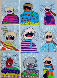 Artisan Des Arts Catching Snowflakes Grade 3 Winter Art Lesson Winter Art Projects Snowflakes Art