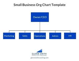 Business Organizational Structure 1 Template Format