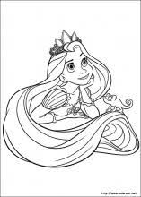 Dibujo Rapunzel Para Colorear
