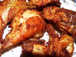 Tinggal siapkan nasi hangat dan sayur berkuah untuk menambah selera makan. Blog Atie Aizam Ayam Goreng Serai