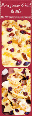 Honeycomb And Nut Brittle With Real Honeycomb Make The Perfect Gift For Your Candy Loving Friends Candy Recipes Mini Desserts Homemade Candies