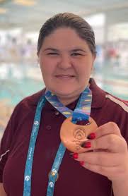 Special Olympics swimmer Ruby Lawlor chosen for Carers Queensland project