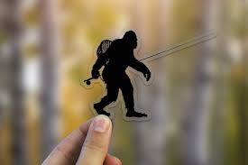 Big Foot Fishing Decal