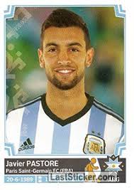 Sticker 130: Javier Pastore
