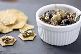 Olive Tapenade Search Her Blog For Tapenade To Find Green And Black Olive Tapenade Author Bake Your Day Recip Olive Tapenade Tapenade Dip Recipes Easy